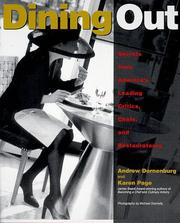 Cover of: Dining out: secrets from America's leading critics, chefs, and restaurateurs