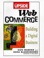 Cover of: Web commerce | Kate Maddox