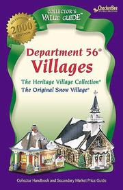 Cover of: Department 56 Villages 2000 Collector