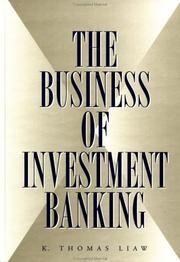 Cover of: The business of investment banking