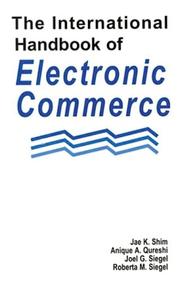 Cover of: The International Handbook of Electronic Commerce