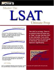 Cover of: Master the LSAT Ultimate Prep