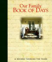 Our Family Book of Days by Kathleen Finley