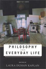 Cover of: Philosophy and Everyday Life
