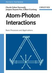 Cover of: Atom-Photon Interactions: Basic Processes and Applications (Wiley Science Paperback Series)