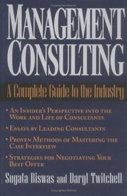 Cover of: Management consulting by Sugata Biswas