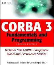 Cover of: CORBA 3 Fundamentals and Programming by Jon Siegel