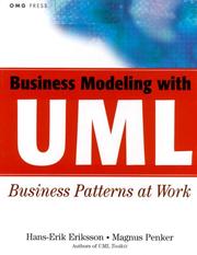 Cover of: Business Modeling With UML by Magnus Penker, Hans-Erik Eriksson