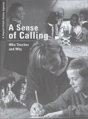 Cover of: A Sense of Calling: Who Teaches and Why