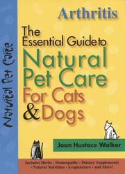 Cover of: Arthritis (Essential Guide to Natural Pet Care)