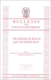 Cover of: Diamond Science and Technology - 1998 : Frontier Science Research Conferences--FSRC  BOOK Of ABSTRACTS.