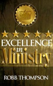 Cover of: Excellence in Ministry
