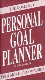 Cover of: Personal Goal Planner | Gary R Blair