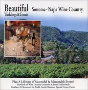 Cover of: Beautiful Weddings & Events Sonoma--Napa Wine Country by Judith Rivers-Moore