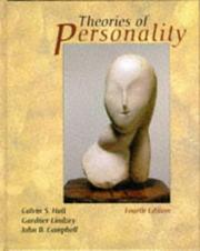 Cover of: Theories of personality by Calvin S. Hall