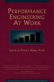 Cover of: Performance Engineering at Work