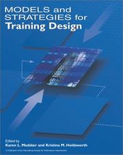 Cover of: Models and Strategies for Training Design