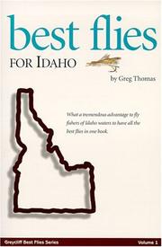 Cover of: Best Flies for Idaho (Greycliff Best Flies Series, Vol. 1)