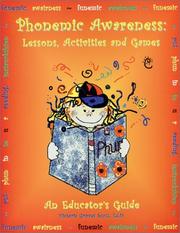 Cover of: Phonemic Awarness: Lessons, Activities and Games - An Educator's Guide