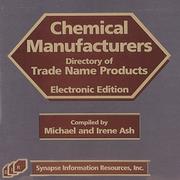 Cover of: Chemical Manufacturers Electronic Directory of Trade Name Products-1999