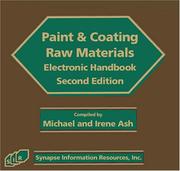 Cover of: Paint & Coating Raw Materials Electronic Handbook, Second Edition