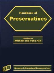 Handbook of Preservatives by Michael Ash, Irene Ash