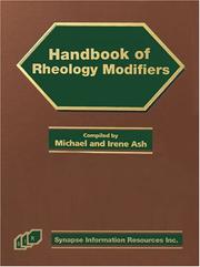 Cover of: Handbook of Rheology Modifiers by Irene Ash Michael Ash