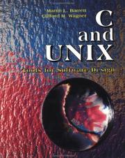 Cover of: C and UNIX: tools for software design