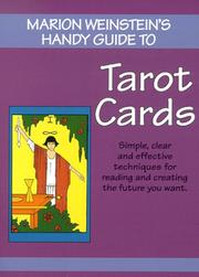 Cover of: Marion Weinstein's Handy Guide to Tarot Cards
