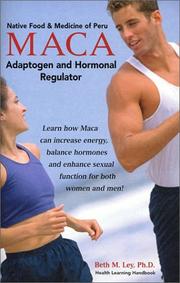 Cover of: MacA: Peruvian Ginseng: The Hormonal Regulator (Health Learning Handbook) (Health Learning Handbook)