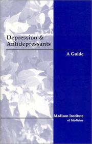 Cover of: Depression and Antidepressants by James W. Jefferson, John H. Greist, Dilek Tunali