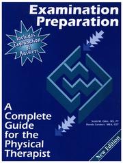 Cover of: Examination Preparation: A Complete Guide for the Physical Therapist