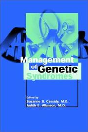 Cover of: Management of Genetic Syndromes by 
