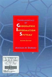 Cover of: Fundamentals of Geographic Information Systems