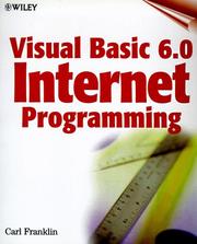 Cover of: Visual basic 6.0 Internet programming