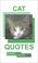 Cover of: Cat Quotes