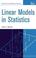 Cover of: Linear models in statistics