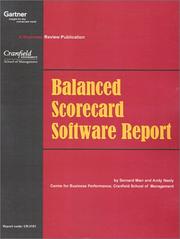 Cover of: Balanced Scorecard Software Report | Bernard Marr