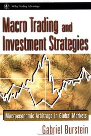 Cover of: Macro Trading & Investment Strategies  by Gabriel Burstein