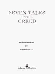 Cover of: Seven Talks on the Creed