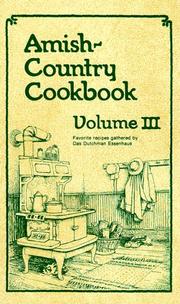 Cover of: Amish-Country Cookbook Volume 3