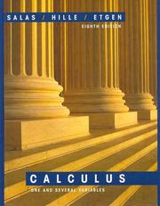 Cover of: Salas and Hille's calculus: one and several variables.