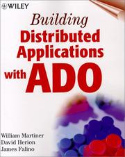 Cover of: Building distributed applications with ADO