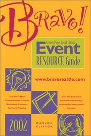 Cover of: 2002 Bravo! Event Resource Guide: Greater Puget Sound (Bravo Event Resource Guide)