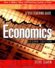 Cover of: Economics: A Self-Teaching Guide (Wiley Self-Teaching Guides)