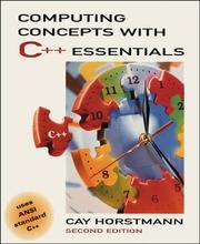 Cover of: Computing concepts with C++ essentials by Cay S. Horstmann