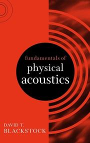 Cover of: Fundamentals of Physical Acoustics