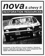 Nova and Chevy II Restoration Resources by Vintage Parts 411