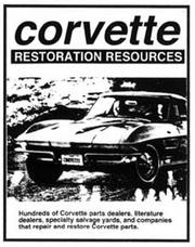 Cover of: Corvette Restoration Resources