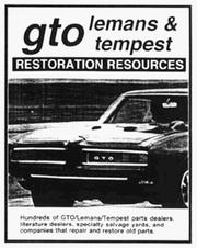 GTO, Lemans and Tempest Parts Locating Guide by Vintage Parts 411